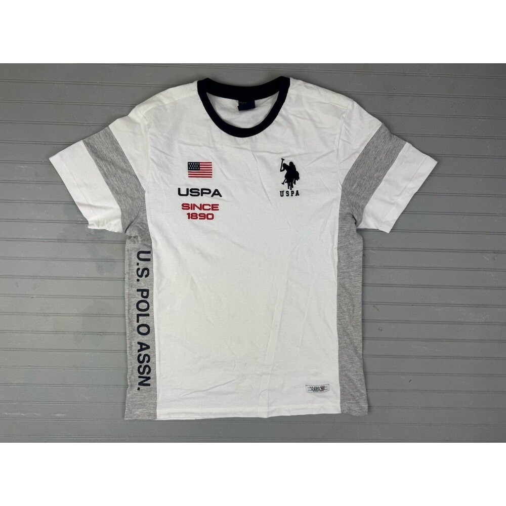 US Polo ASSN Mens Size S T Shirt White Short Sleeve Pullover